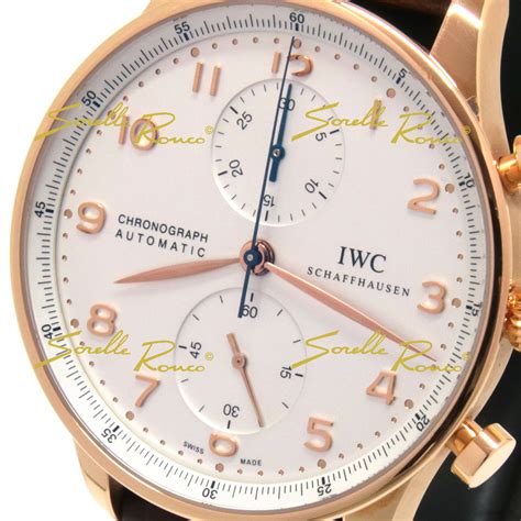 crono vintage iwc oro rosa usato|Altro.